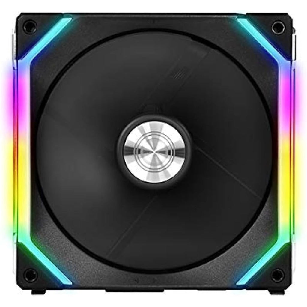 Lian Li UNI Fan SL140 RGB x2 140mm Revolutionized Daisy-Chain ARGB Fan - Black