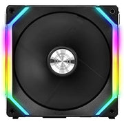 Lian Li UNI Fan SL140 RGB x2 140mm Revolutionized Daisy-Chain ARGB Fan - Black
