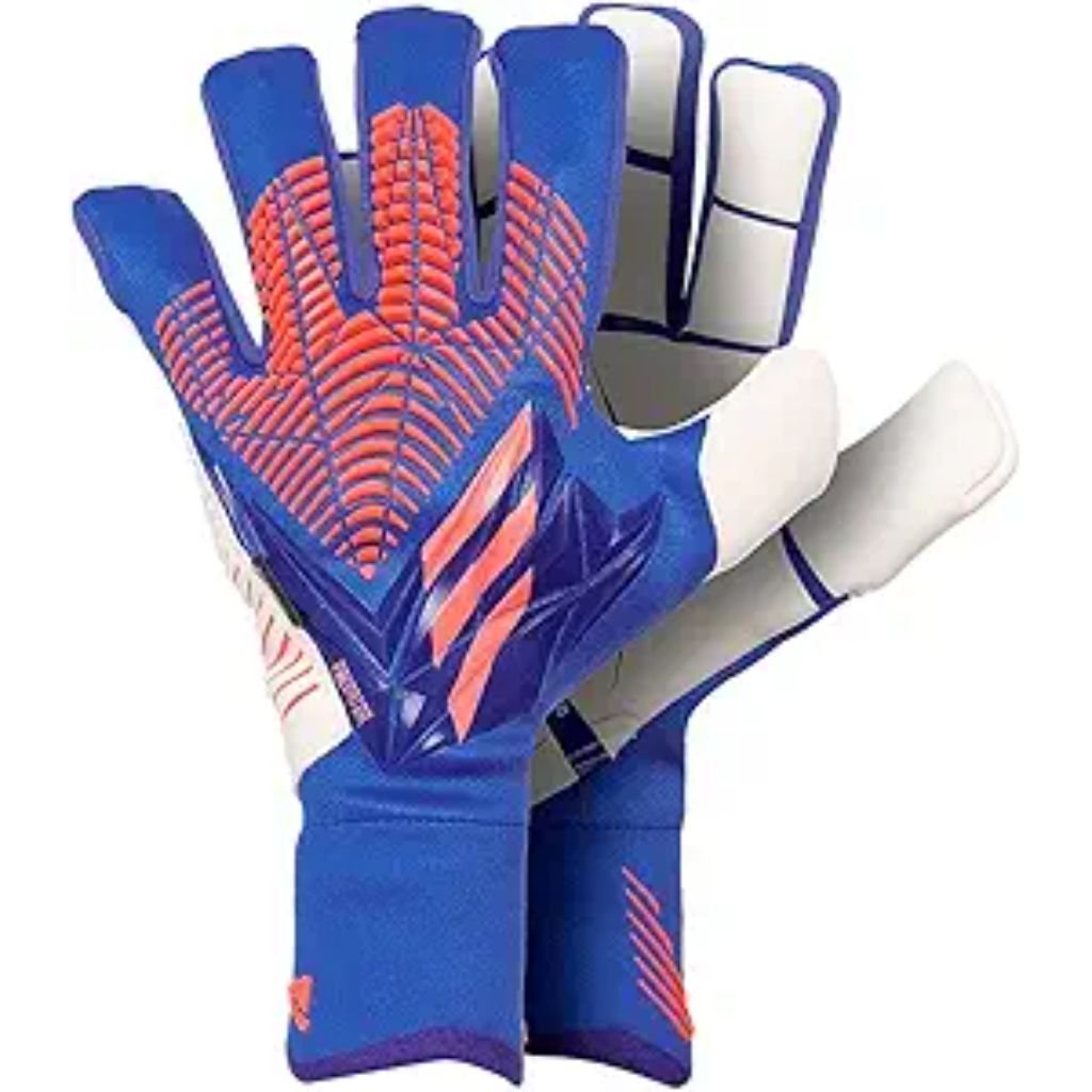 adidas Adult Predator GL PRO FS Goalie Gloves (9.5) - Blue