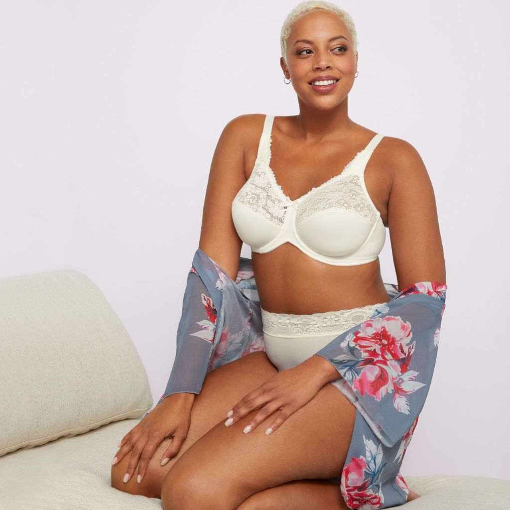 Lilyette Women's Microfiber Minimizer, Pearl,36DDD