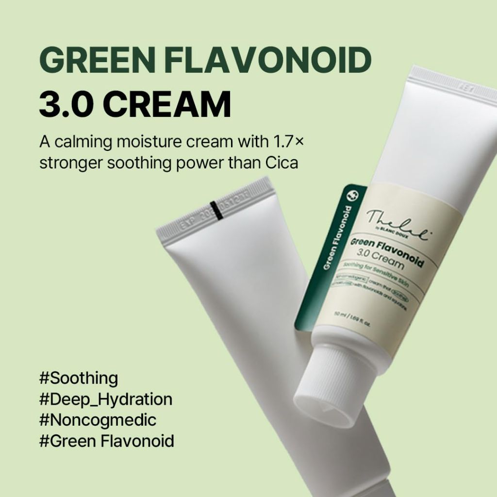 THE LAB by Blanc Doux - Lightweight Trouble Care Daily Moisturizer- Green Flavonoid - 1.7Oz