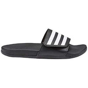 SZ 12, Adidas Men's Adilette Slide Comfort Lightweight Sandal (Black/White)