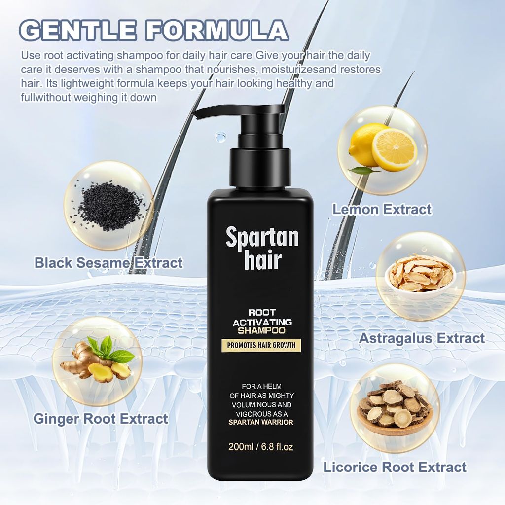 Spartan Root Activator Shampoo (200ml)