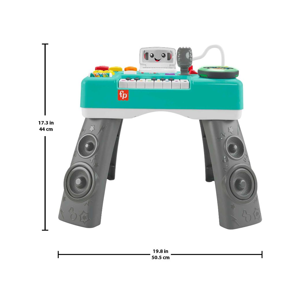 Fisher-Price Laugh & Learn DJ Activity Table | Bright and Musical Baby Activity Table