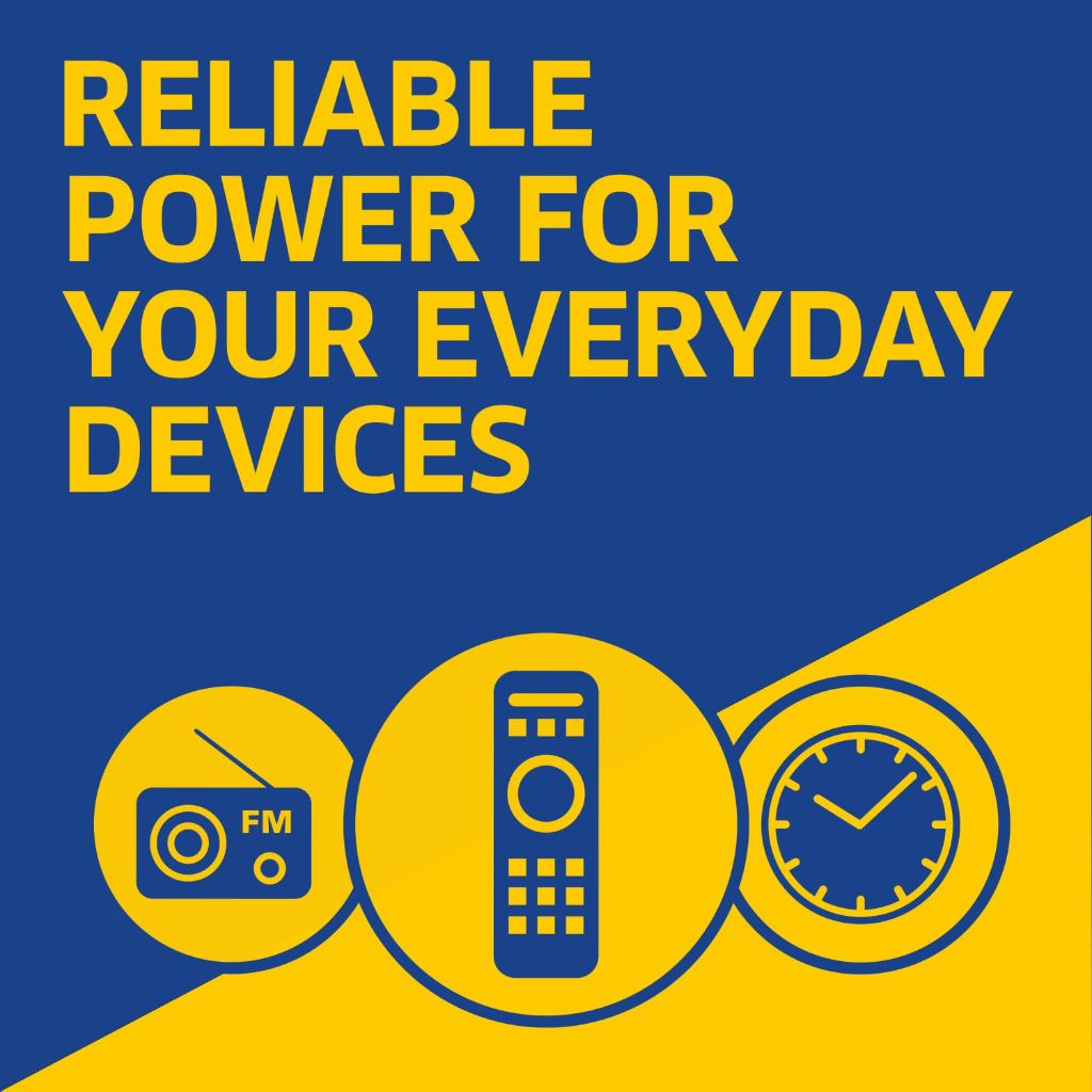 Varta Longlife AA Batteries (100 Pack), Alkaline Double A Battery