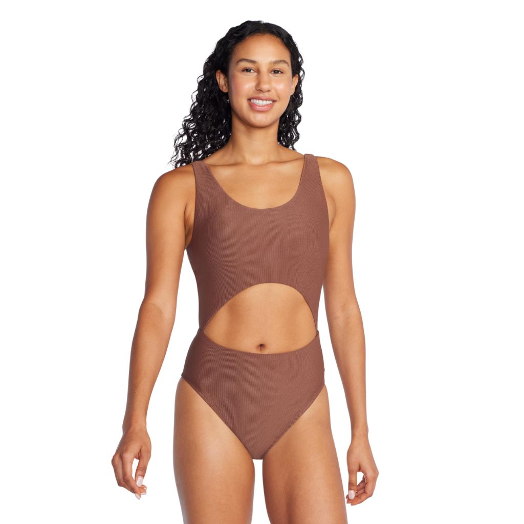 Speedo Women's Swimsuit One Piece Keyhole Tie Back 6