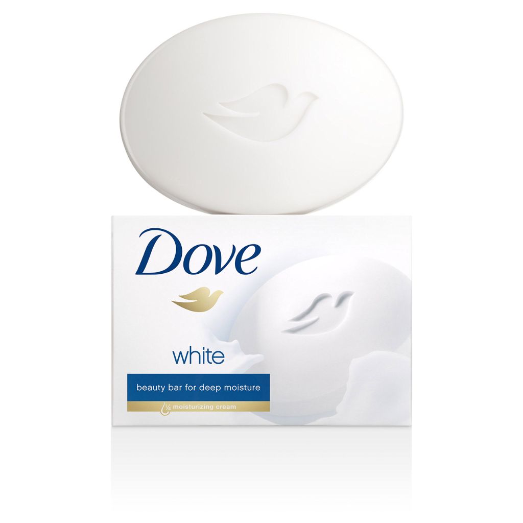 Dove Beauty Bar More Moisturizing than Bar Soap White  3.75 oz 4 Bars