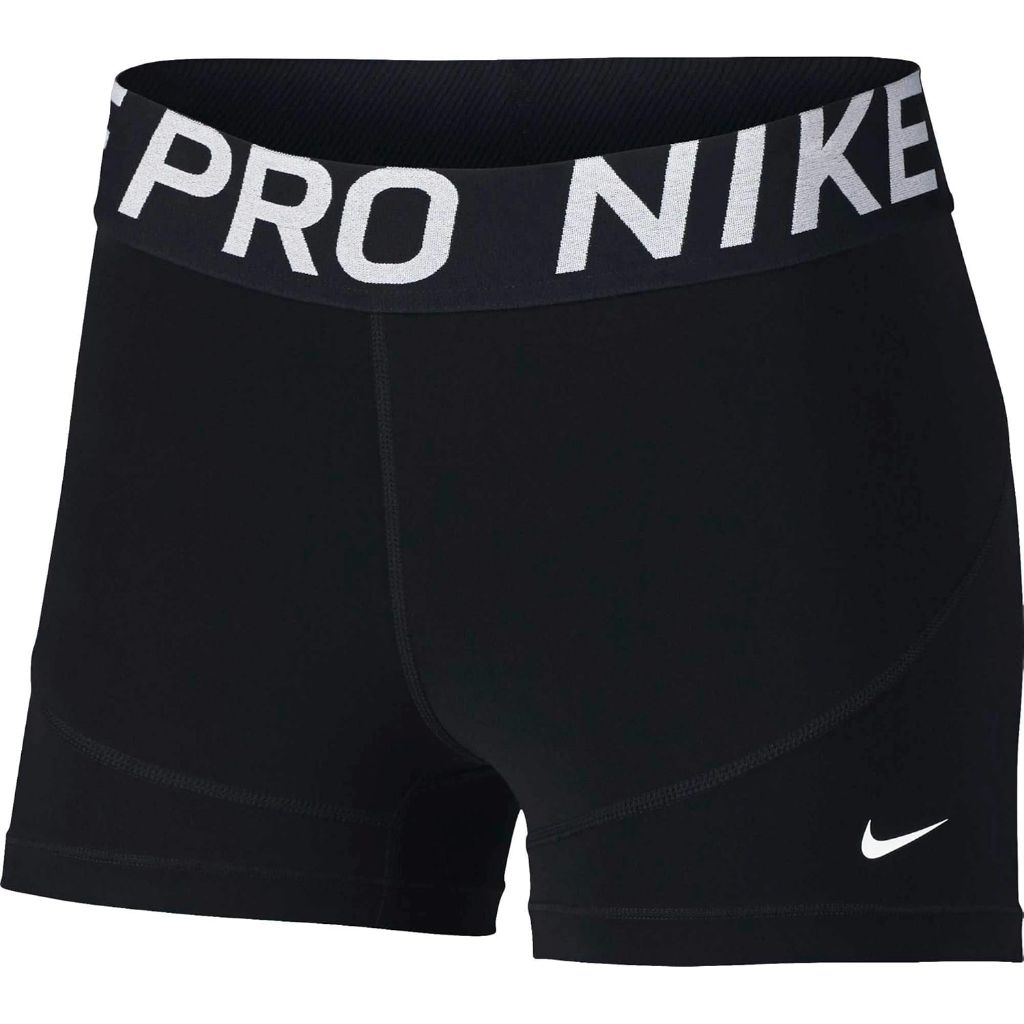 SZ M, Nike Women's Nike Pro Flat | Black & White