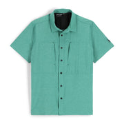 Spyder Men's Canyon Short Sleeve Shirt, Verdant Green, Medium