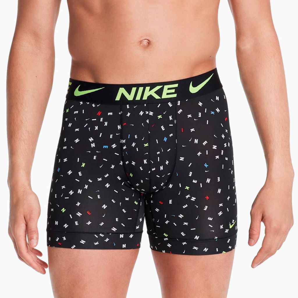 Nike Big Boys Essential Dri-Fit Boxer Briefs 3 Pack (US, Alpha, Medium, Regular, Multi/Black)