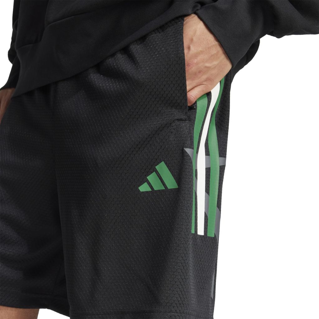 adidas Men's House of Tiro Nations Pack Shorts - Black/Blanch Green/Dark Gray, Medium