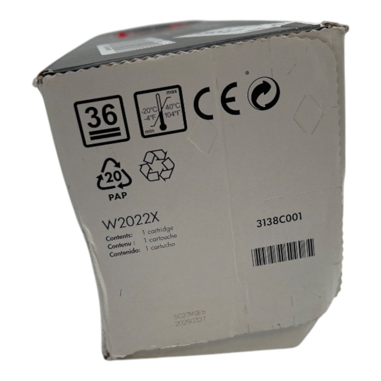 HP 414X High-Yield Original LaserJet Toner Cartridge, Yellow