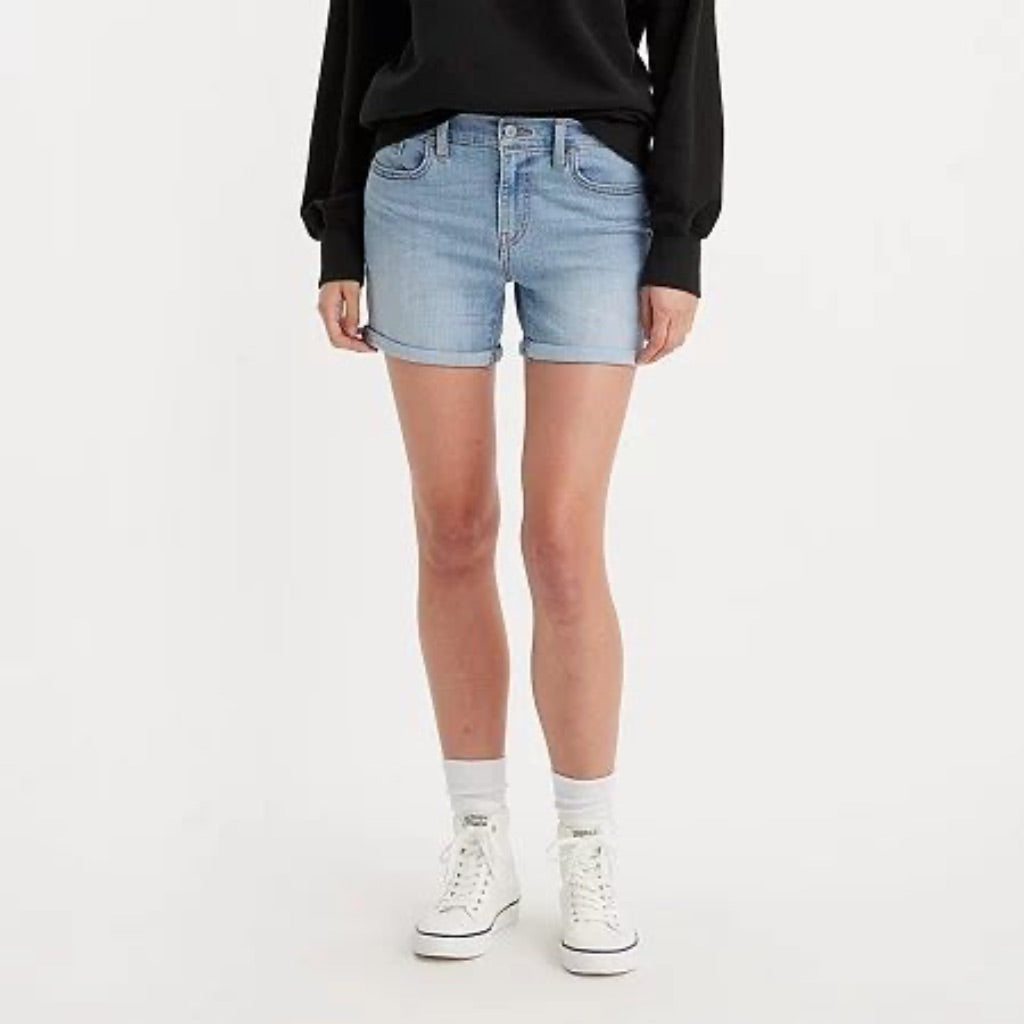 Levi's Mid Length Women's Shorts, Size 32, Polar Seas