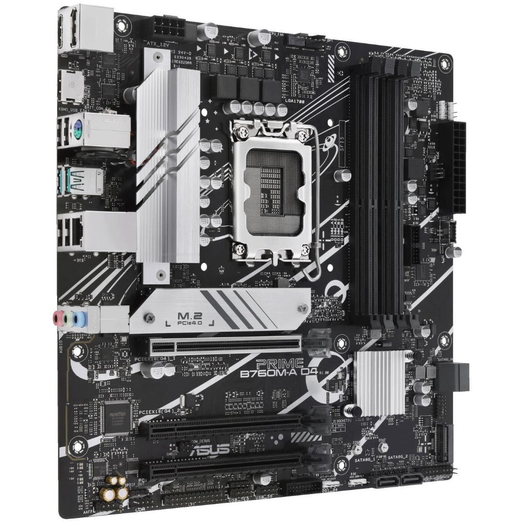 ASUS Prime B760M-A D4 CSM Micro-ATX Motherboard - Socket Intel 1700 - Intel B760