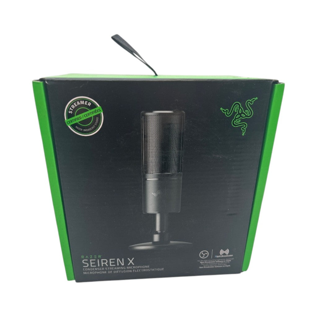 Razer Seiren X USB Condenser Microphone, Black, RZ.MC.SE.03.RT