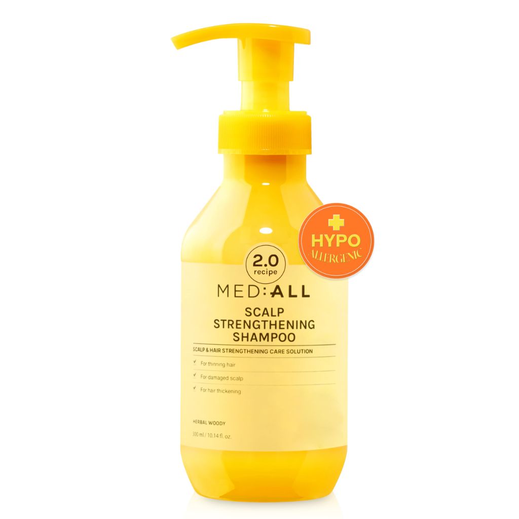 MEDIALL Scalp Strengthening Shampoo (300ml, Herbal Woody)