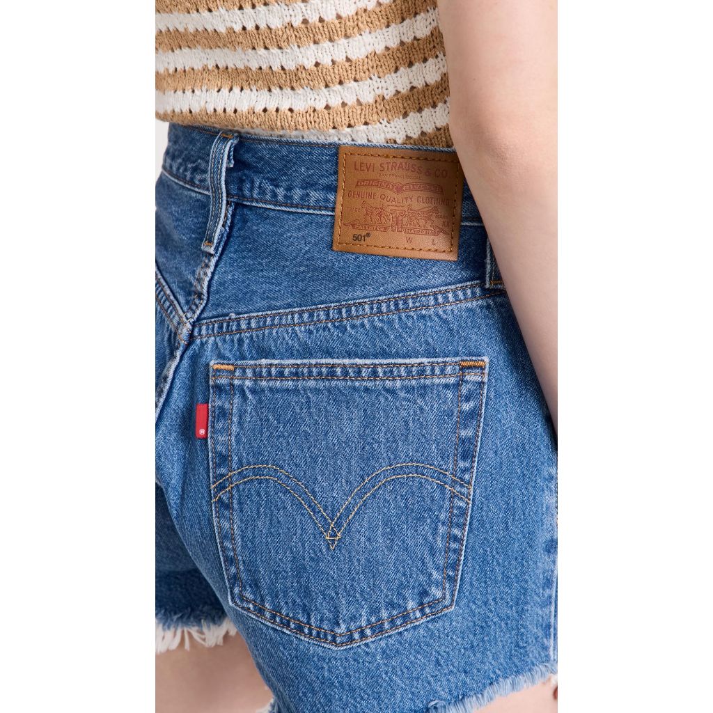 SZ 28, Levi's Women's Premium 501 Original Shorts, Athens Mid Short