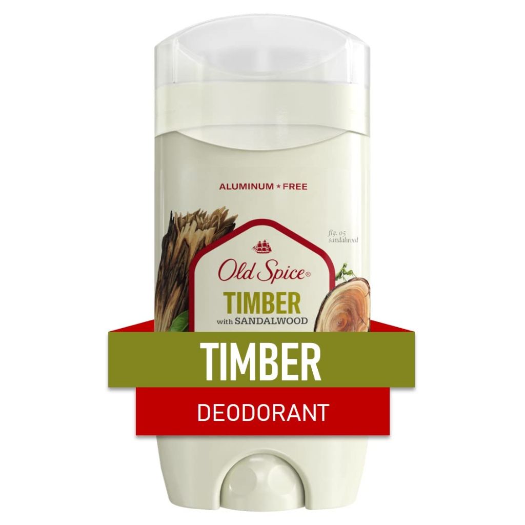 Old Spice Fresher Collection Invisible Solid Men's Deodorant, Timber, 3oz