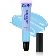 Go Ho Light Blue Face Paint Stick,Water Based Pale Blue Body Paint Washable,Smooth Face Paint Kit,Halloween Costumes Cosplay SFX Ghost Bride Sally Makeup