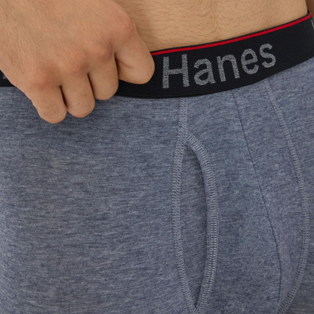 Hanes Men S Comfort Flex Fit Total Support Pouch Long Leg Boxer Briefs 3 Pack, 2XL
