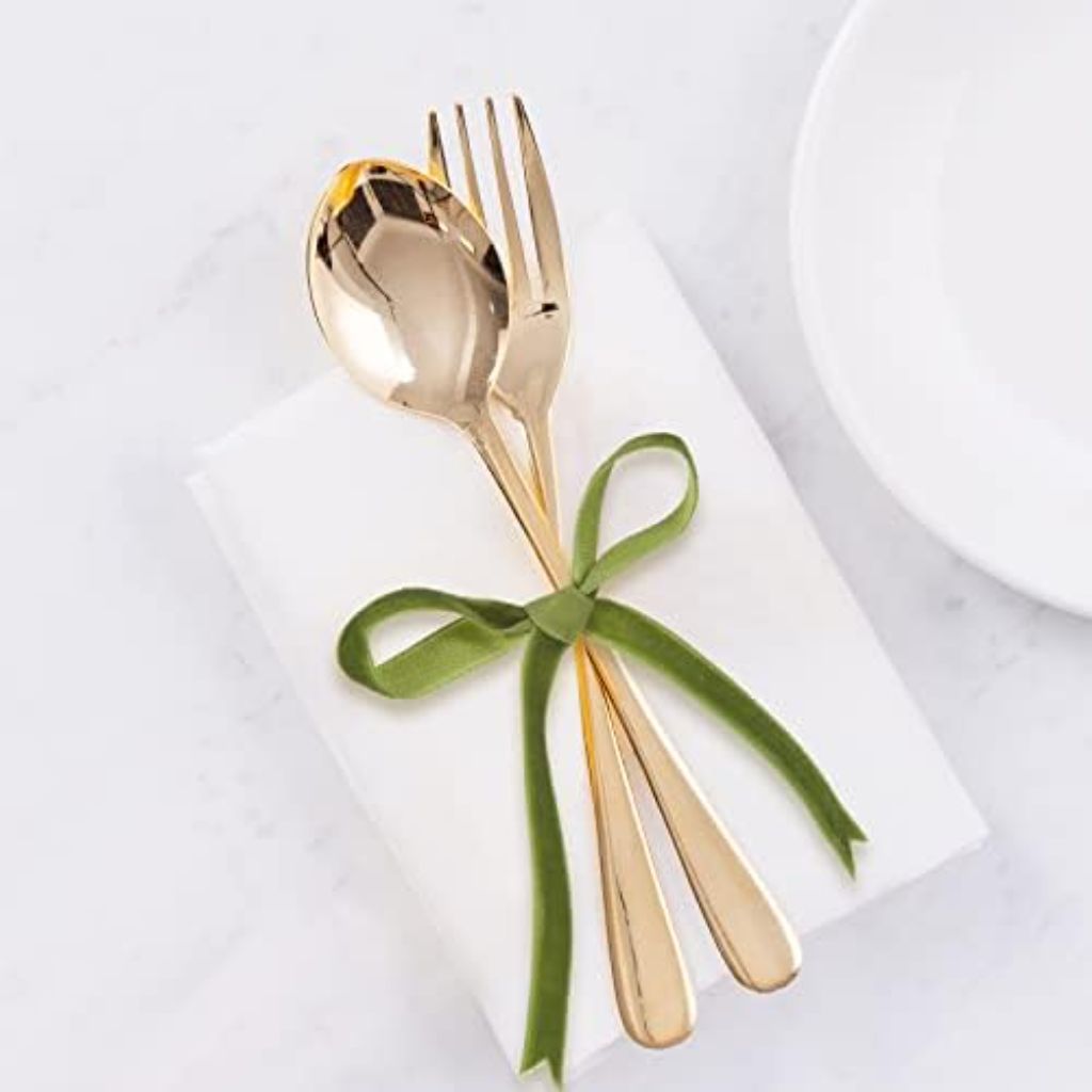 Chuangdi Olive Green Velvet Ribbon Spool, 3/8" x 60 Yards