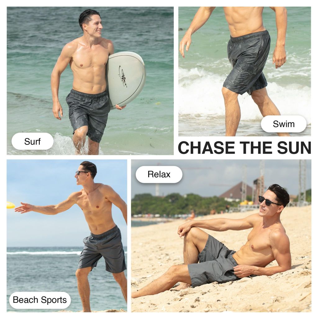 SZ 4X, Kanu Surf Men's Havana Swim Trunks, Havana | Charcoal