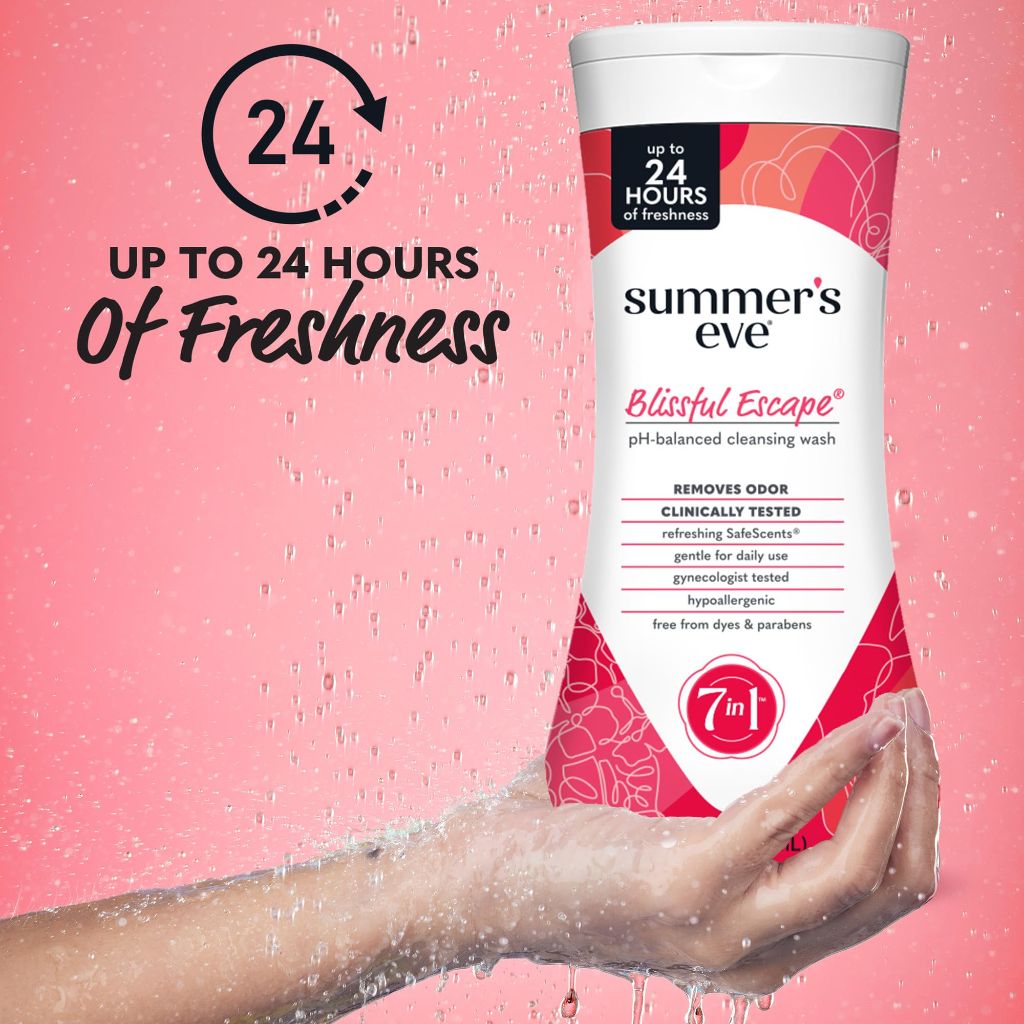 Summer's Eve Blissful Escape All-Over Daily Feminine Wash, 15 Fl Oz