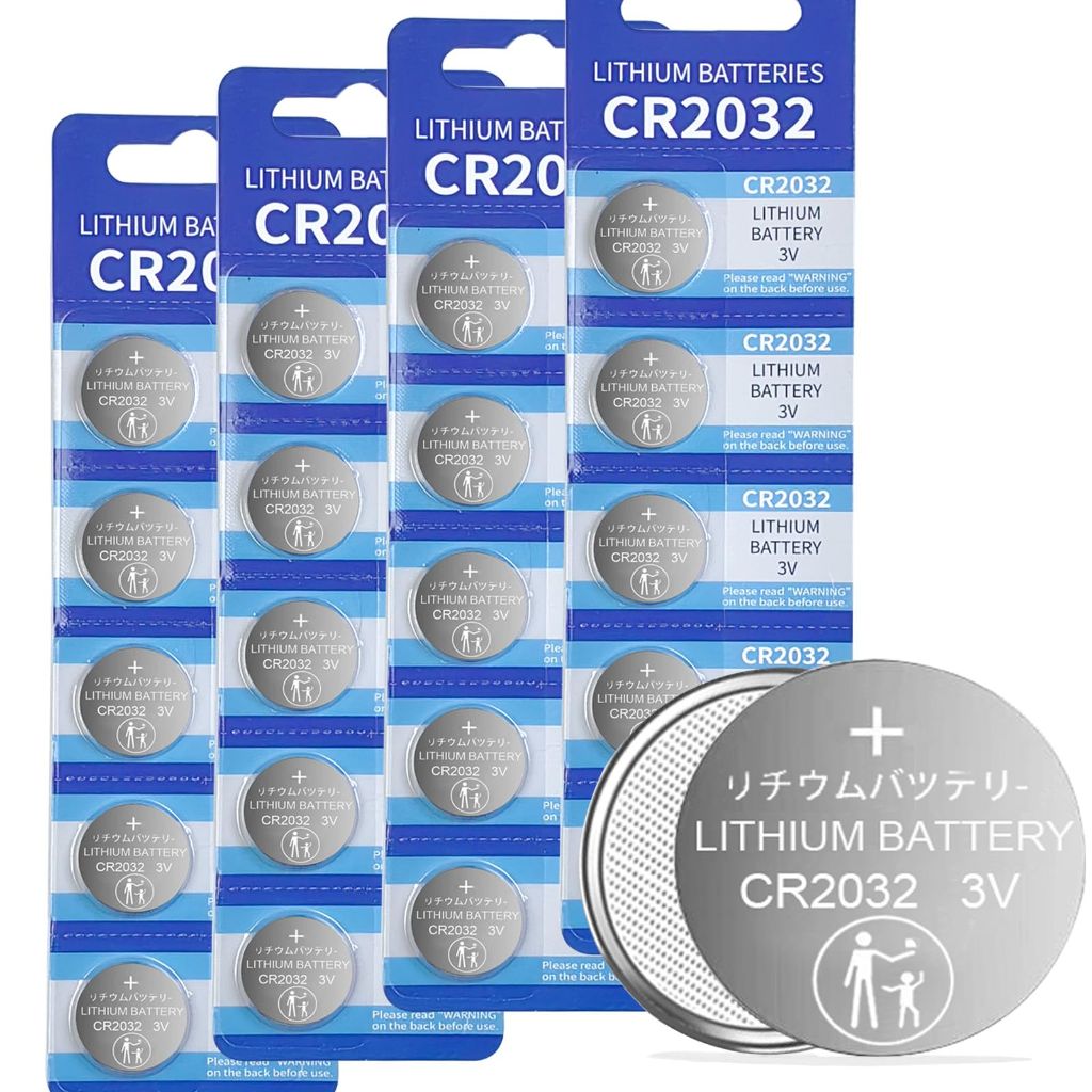 Yukrilt CR2032 Batteries 2032 Lithium 3v Coin & Button Cell Battery, Long-Lasting & High Capacity (15-Pack)