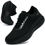 PMKZSES Mens Non-Slip Walking Shoes, Black - Size 45