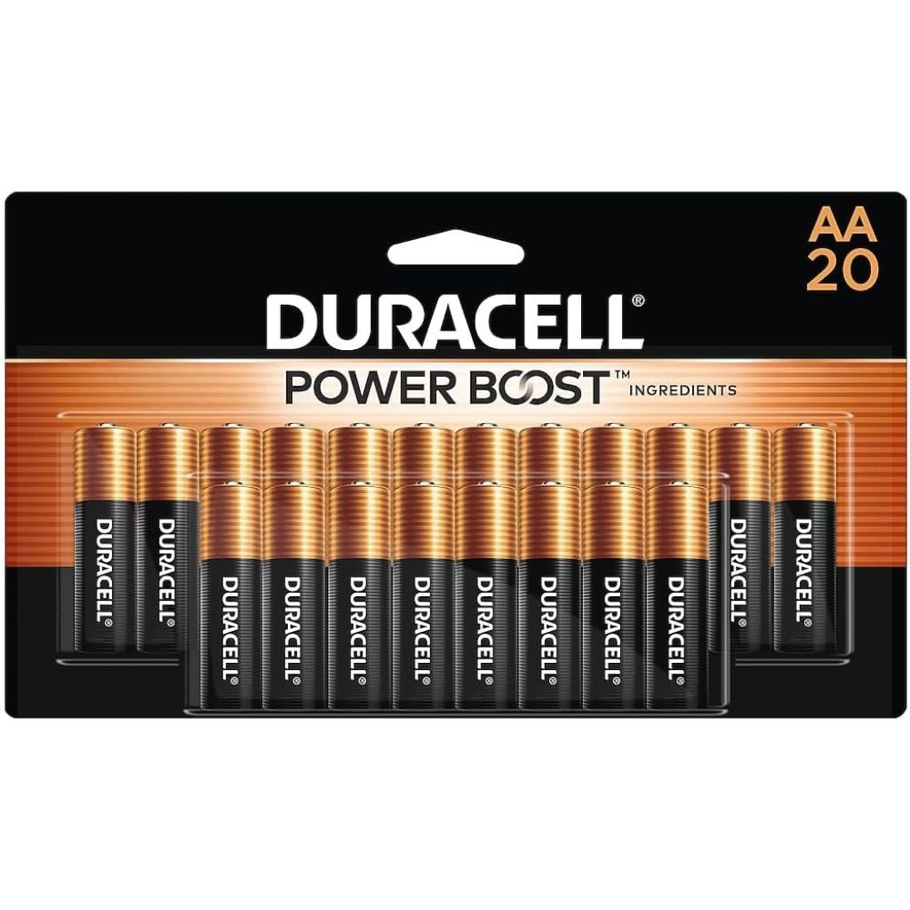 DURACELL CopperTop Alkaline Batteries with Duralock Power Preserve Technology AA 20/Pk (DURMN1500B20Z)