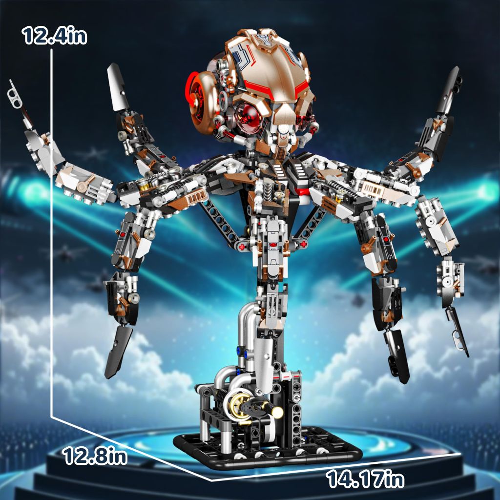 Honchoes Mechanical Octopus Building Set 13085 (1768pcs)