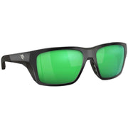 Fin-Nor Rum Line Sunglasses - Matte Black Frame/Green Mirror Copper PC Lens