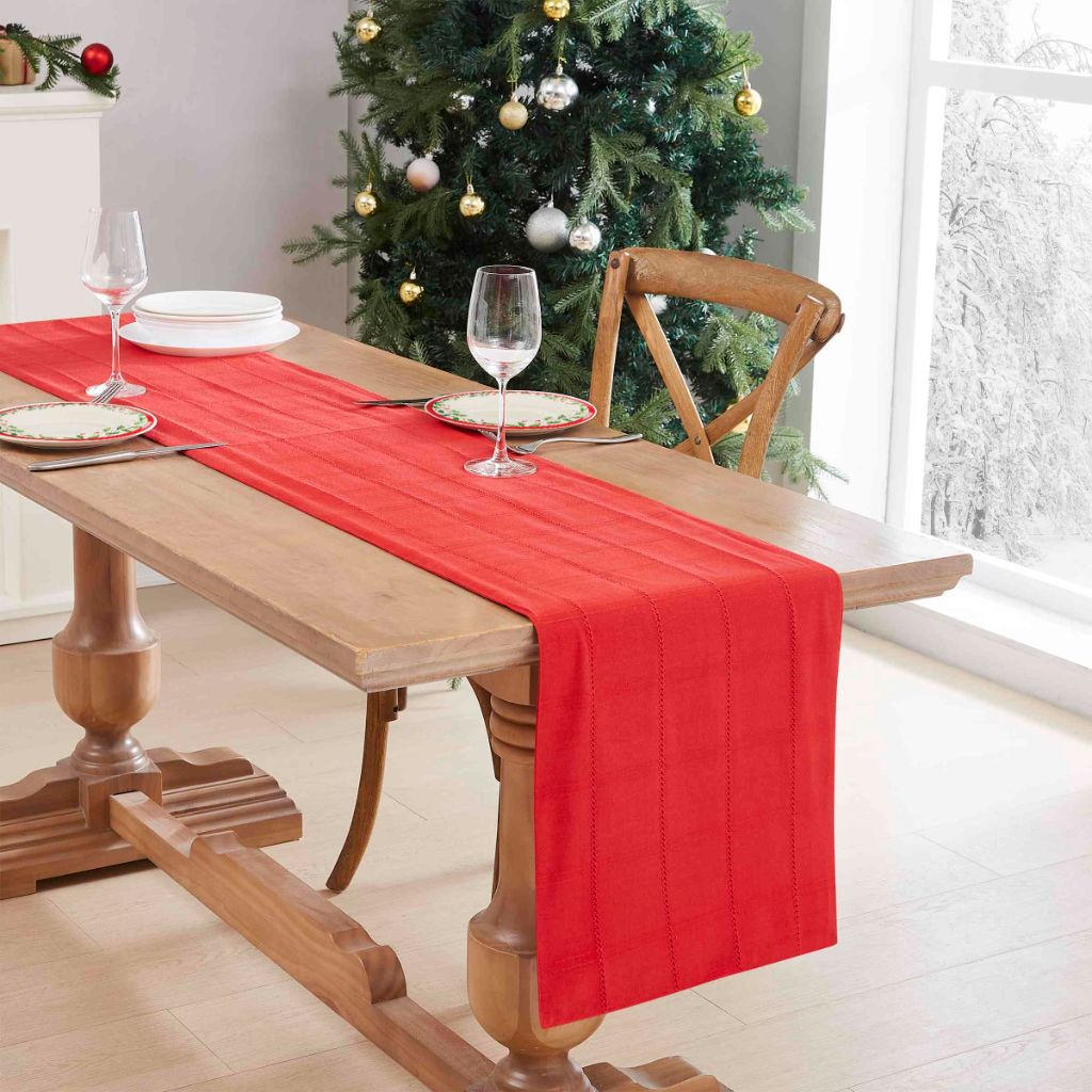 IZOD - Table Runner, Decorative Tabletop Essentials, Holiday Home Decor (Chadwick Collection, 14" x 72")