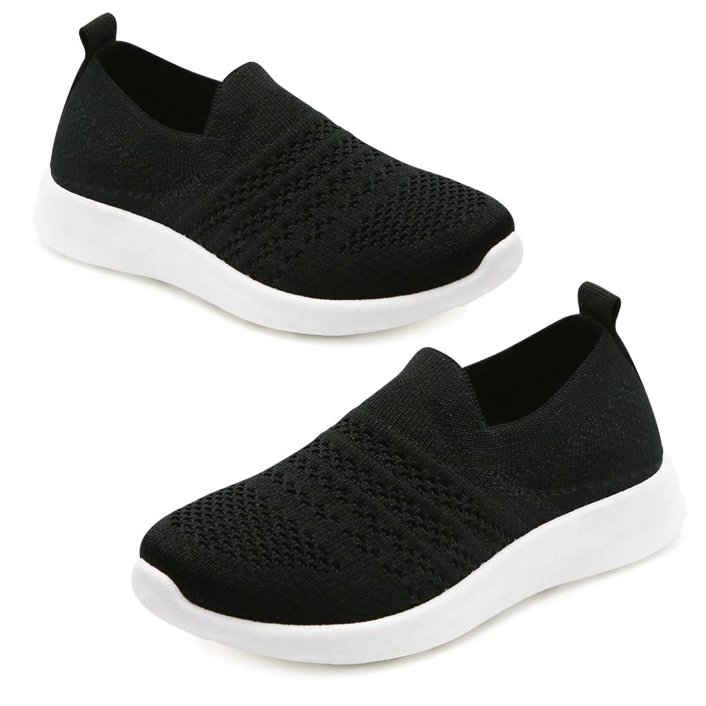 SZ 26T, Apawwa Boys Girls Sneakers Kids Slip On Shoes Breathable