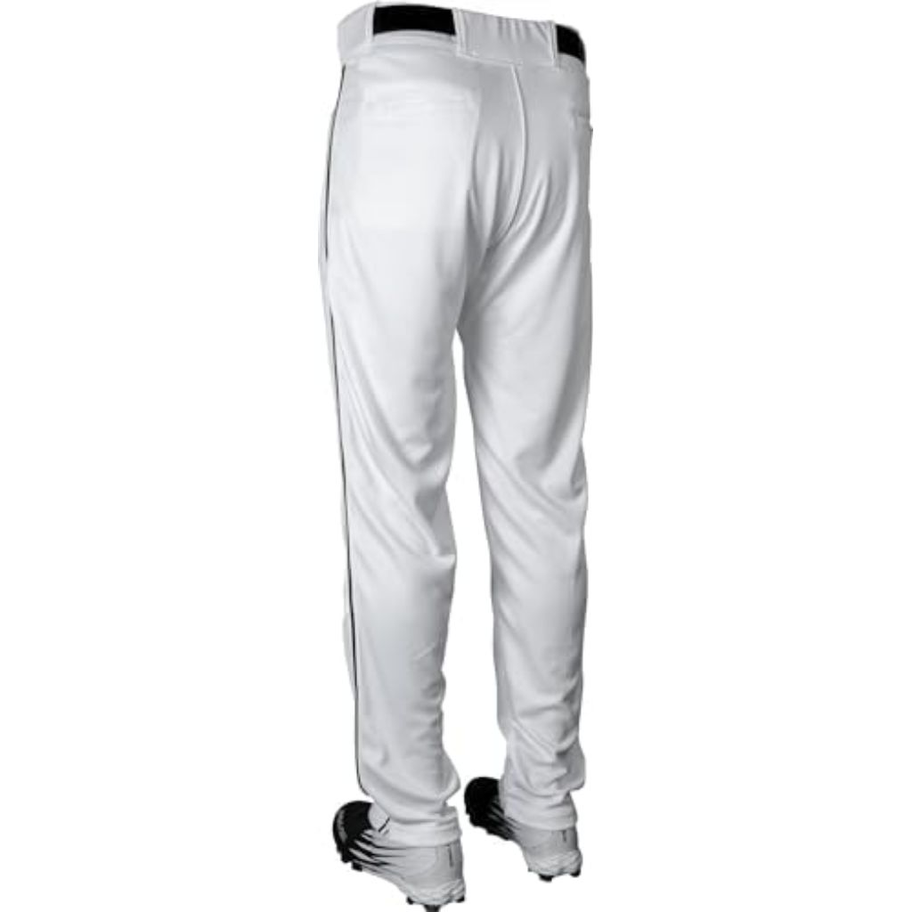 Rawlings | Men’s Semi-Relaxed Full Length Baseball Pants | Piped | Adult Large