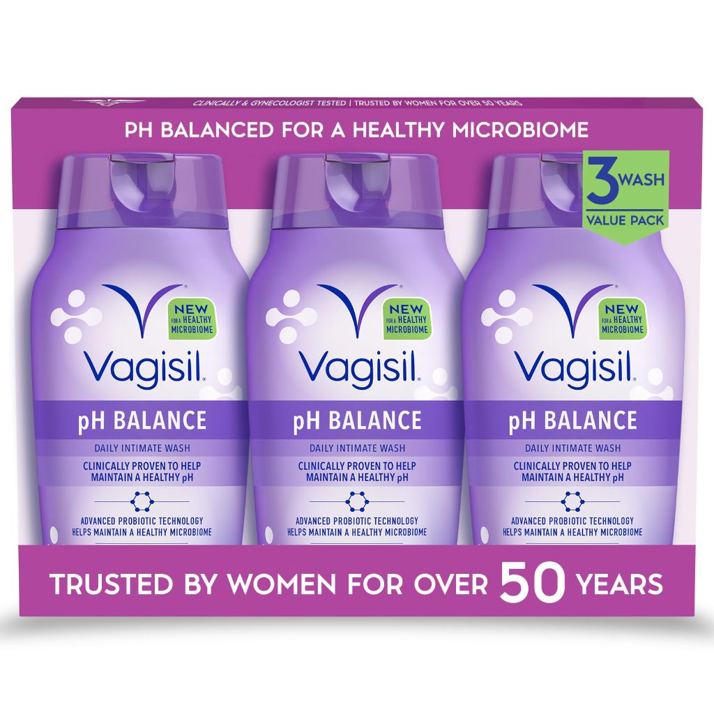 Vagisil Feminine Wash for Intimate Area Hygiene 12 oz, (Pack of 3)