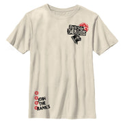 Star Wars Dark Villain Patches Boys T-Shirt, Cream - size M