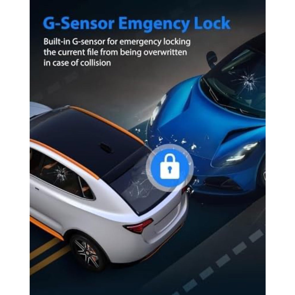 SUVCON Dash Cam, 3 Channel Dash Cam, 1080P Dash Cam Front and Inside, Triple Dash Cam, Dash Camera with 32GB Card, HDR, G-Sensor, 24Hr Parking, Front