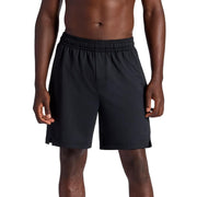 SZ S, Gaiam Men’s Hero 7” Short, Standard Fit, Stretch Midweight Terry Material, Black