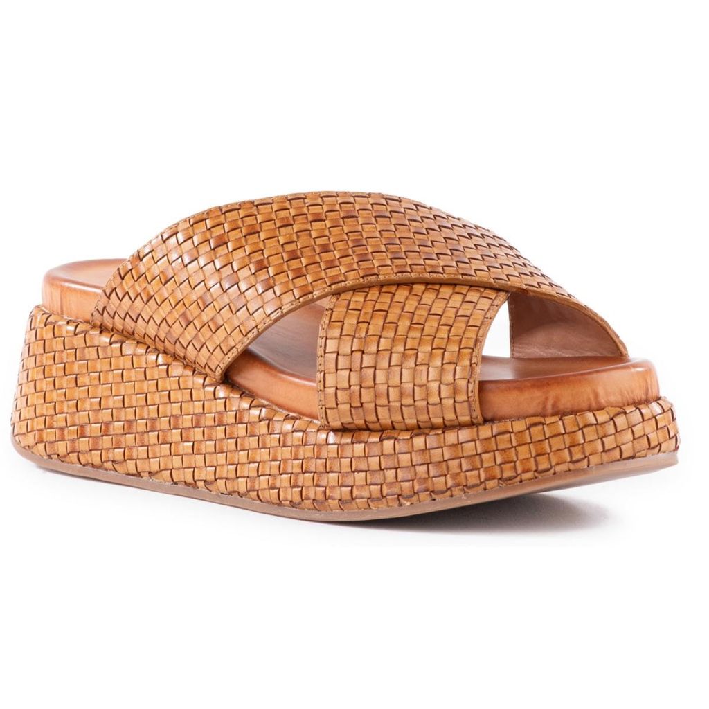 Seychelles Women's Key West Leather Sandal, Tan, 7.5, Medium