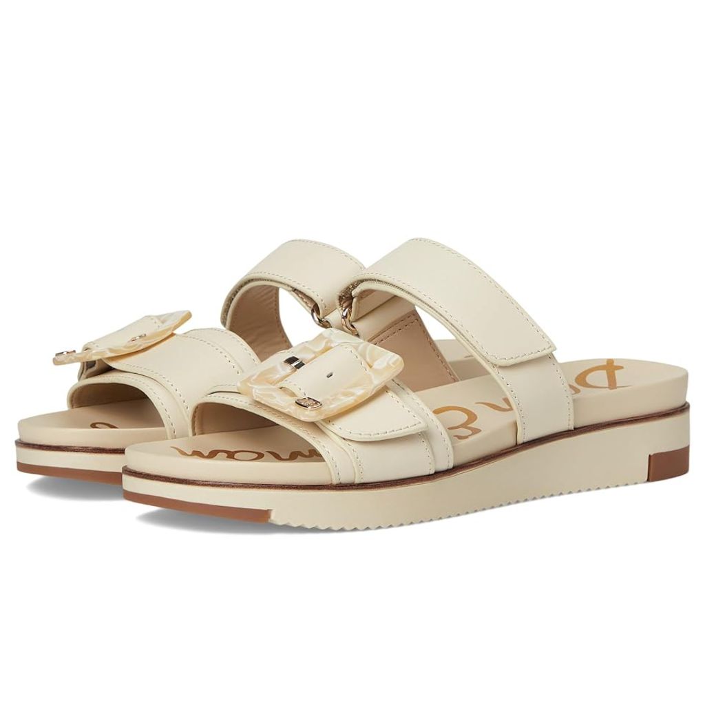 Sam Edelman Women's Adrianna Platform Sandals - Modern Ivory, Size 10