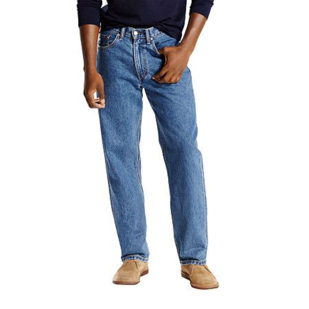 Levi's Men's Big & Tall Relaxed Fit 550 Jeans - Stonewash, 42W x 34L