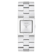 Calvin Klein Calvin Klein Women's CK Meridian 22mm Square Slim Watch, Stainless Steel Silver Dial (25100088)Meridian Square (22mm) Silver Dial / Watch