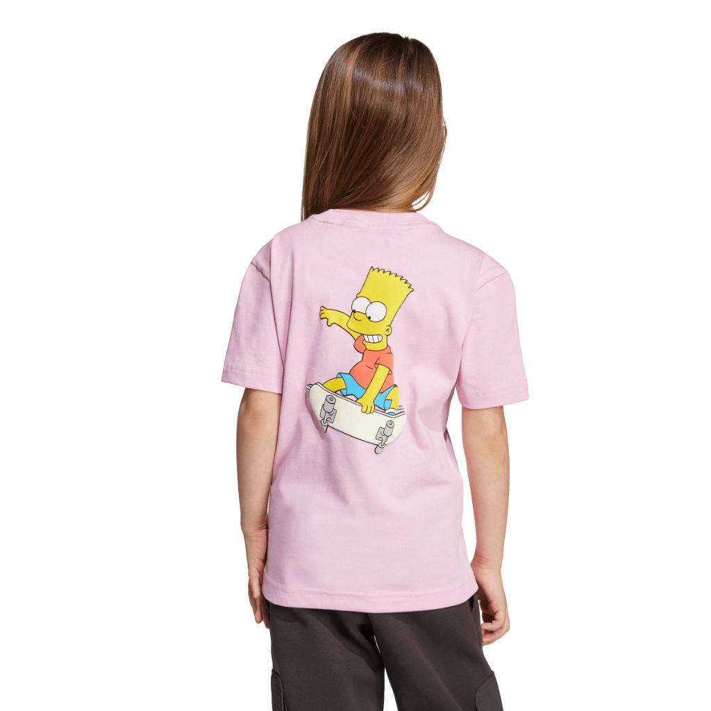 Adidas Unisex-Kids' The Simpsons T-Shirt, True Pink, Small