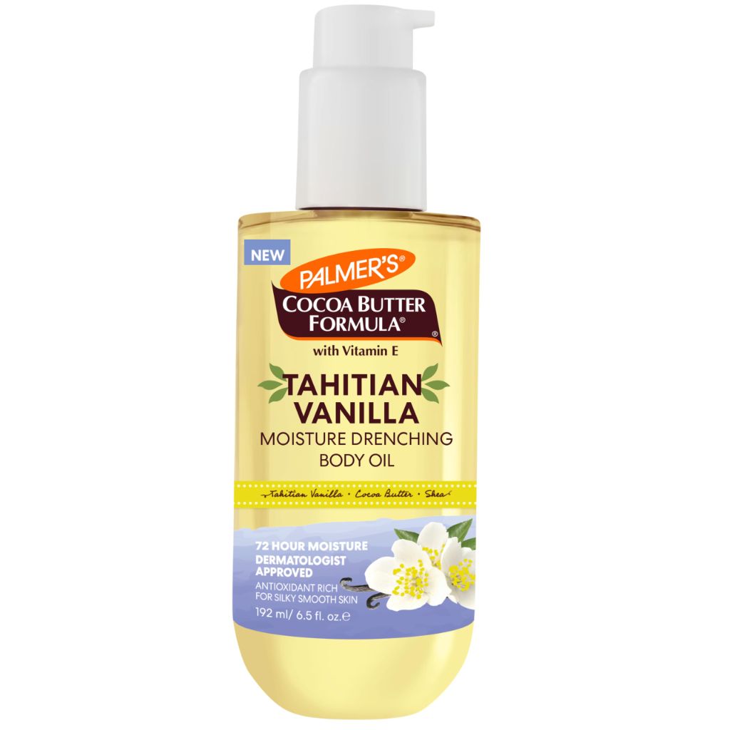 Palmer's Cocoa Butter Formula Moisture Drenching Body Oil, Tahitian Vanilla, 6.5 Oz
