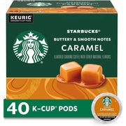 Starbucks Caramel Flavored Keurig K-Cup Coffee Pods, 40 Pods