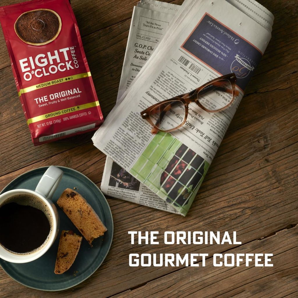 Eight O'Clock Coffee 100% Colombian Peaks Whole Bean Coffee, Medium Roast - 38oz