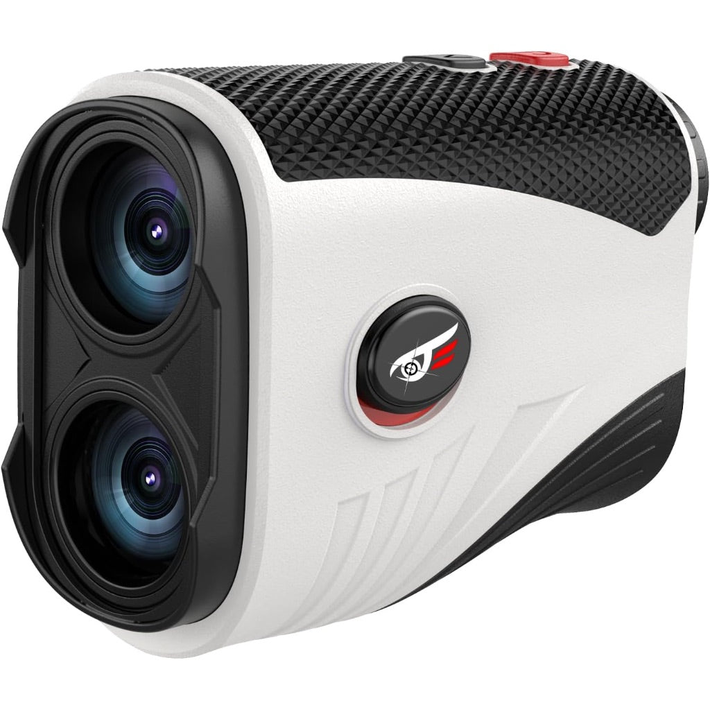 Golf Rangefinder with Slope - 1200 Yards Laser Range Finder with Flag Pole Locking Vibration, 7X Magnification rangefinder with Magnet Stripe