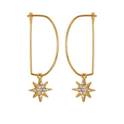 Lucky Brand Charming Celestial Pendant Earrings
