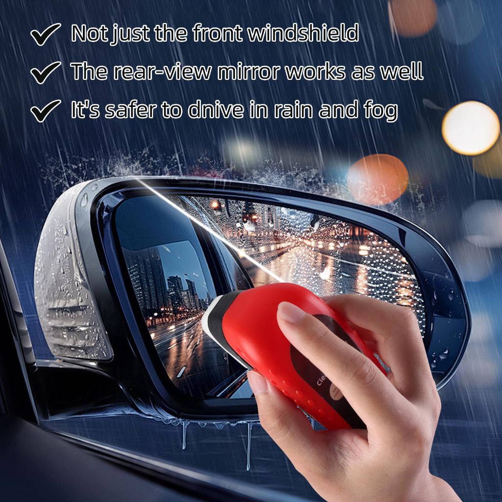 2PCS Automotive Oil Film Cleaning Brush For Car Windows Glass
